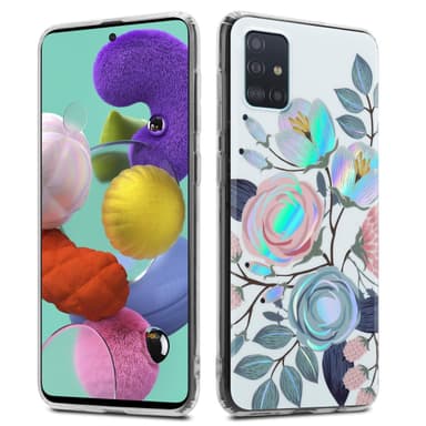 Samsung Galaxy A51 4G / M40s lommebokdeksel Blomster