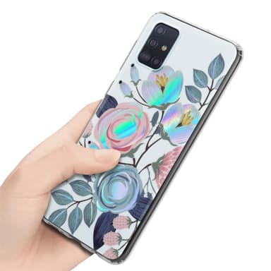 Samsung Galaxy A51 4G / M40s lommebokdeksel Blomster