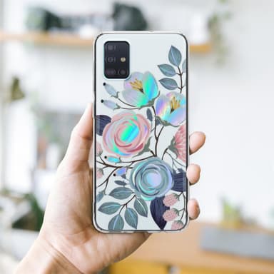 Samsung Galaxy A51 4G / M40s lommebokdeksel Blomster