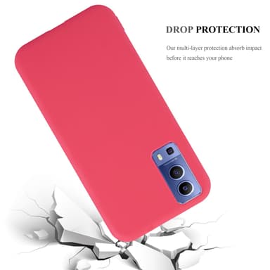 Deksel Vivo Y52 5G / Y72 5G Silikon cover (rød)