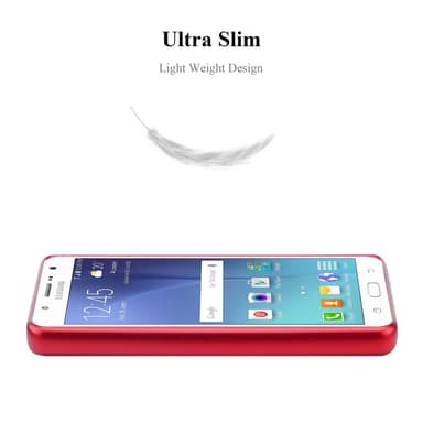 Deksel Samsung Galaxy J7 2015 Case Cover (rød)