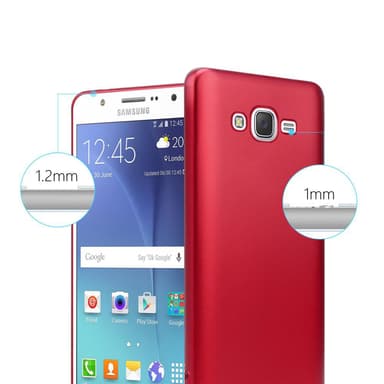 Deksel Samsung Galaxy J7 2015 Case Cover (rød)