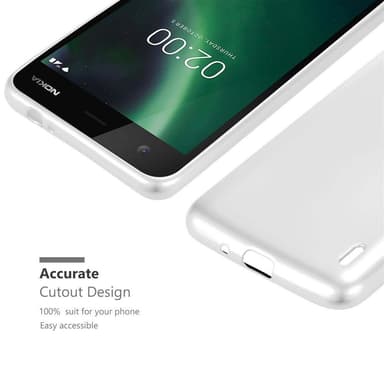 Deksel Nokia 2 2017 Case Cover (sølv)