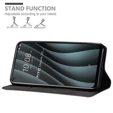 HTC Desire 20 PRO lommebokdeksel case (brun)
