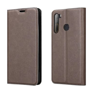 HTC Desire 20 PRO lommebokdeksel case (brun)