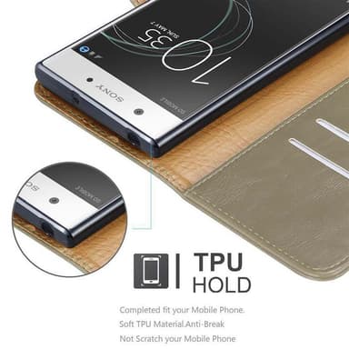 Sony Xperia XA1 lommebokdeksel etui (brun)