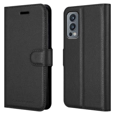 OnePlus Nord 2 5G lommebokdeksel etui (Svart)