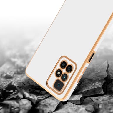Xiaomi RedMi 10 silikondeksel case (hvit)