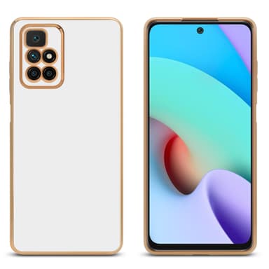 Xiaomi RedMi 10 silikondeksel case (hvit)