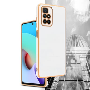 Xiaomi RedMi 10 silikondeksel case (hvit)
