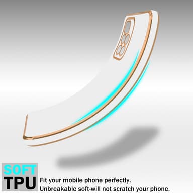 Xiaomi RedMi 10 silikondeksel case (hvit)