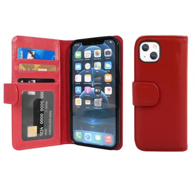 iPhone 13 lommebokdeksel case (rød)