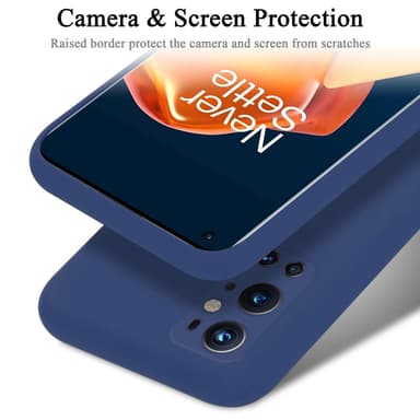 OnePlus 9 PRO silikondeksel case (Blå)