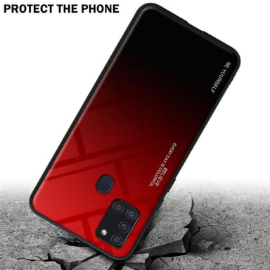 Deksel Samsung Galaxy A21s Case Cover (svart)