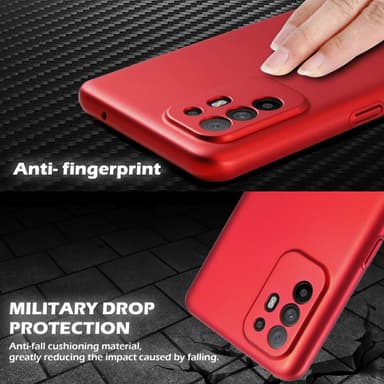 Deksel Oppo A94 5G Case Cover (rød)