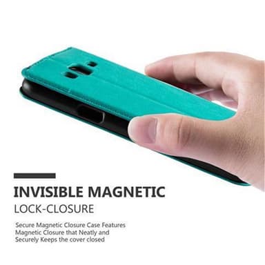 Samsung Galaxy J5 2015 lommebokdeksel case (turkis)