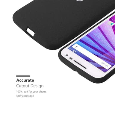 Deksel Motorola MOTO G3 case (svart)