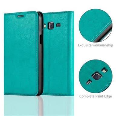 Samsung Galaxy J5 2015 lommebokdeksel case (turkis)