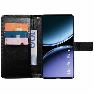 Lommebokdeksel 3-kort OnePlus Nord 4 - Sort