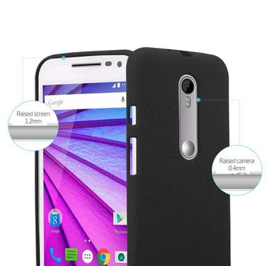 Deksel Motorola MOTO G3 case (svart)