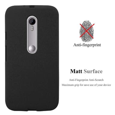 Deksel Motorola MOTO G3 case (svart)