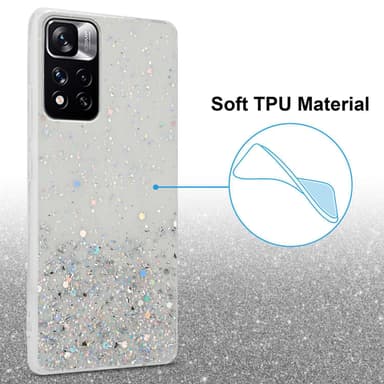 Xiaomi RedMi NOTE 11 PRO+ Silikondeksel Glitter