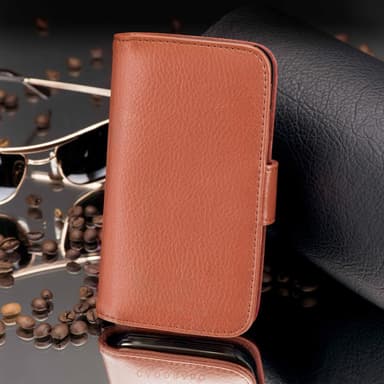 iPhone 13 PRO MAX lommebokdeksel case (brun)