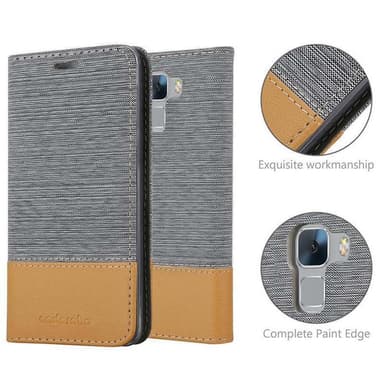Honor 7 lommebokdeksel etui (grå)