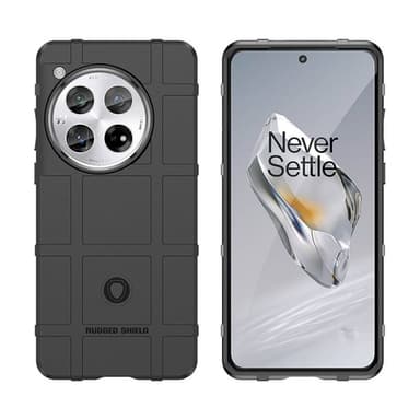 Rugged Shield deksel OnePlus 12 - Svart
