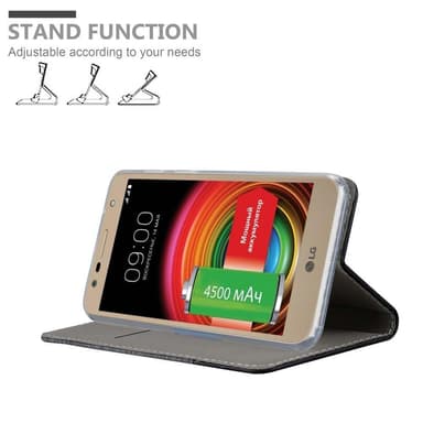 LG X POWER 2 lommebokdeksel etui (grå)