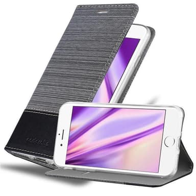 iPhone 6 / 6S lommebokdeksel etui (grå)