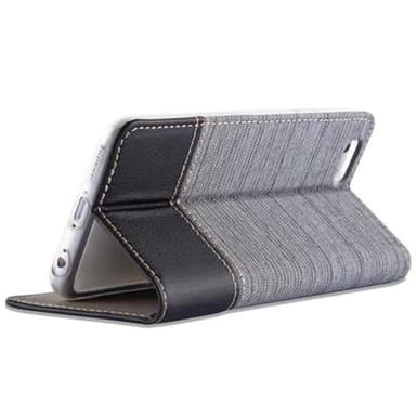 iPhone 6 / 6S lommebokdeksel etui (grå)