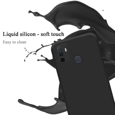 Oppo A53s silikondeksel case (Svart)