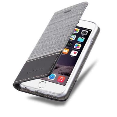 iPhone 6 / 6S lommebokdeksel etui (grå)