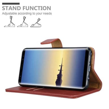 Samsung Galaxy NOTE 8 lommebokdeksel etui (rød)