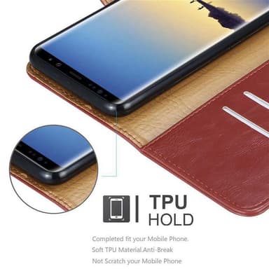 Samsung Galaxy NOTE 8 lommebokdeksel etui (rød)