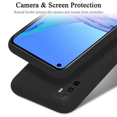 Oppo A53s silikondeksel case (Svart)
