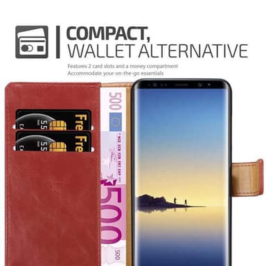 Samsung Galaxy NOTE 8 lommebokdeksel etui (rød)