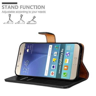 Samsung Galaxy A8 2015 lommebokdeksel etui (svart)