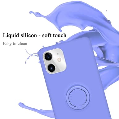Deksel iPhone 11 Ring Case (lilla)