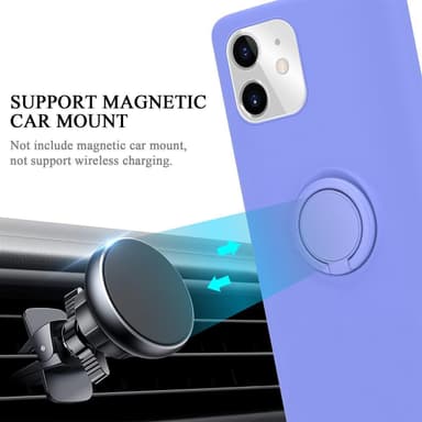 Deksel iPhone 11 Ring Case (lilla)