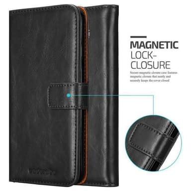 Samsung Galaxy A8 2015 lommebokdeksel etui (svart)