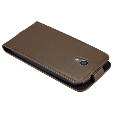 Motorola MOTO G2 deksel flip cover (brun)