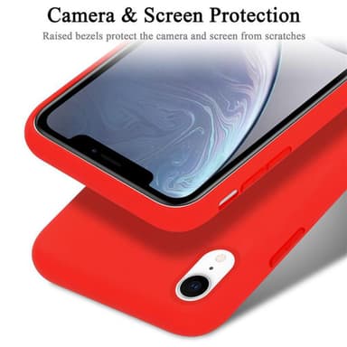 iPhone XR silikondeksel case (rød)