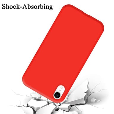 iPhone XR silikondeksel case (rød)