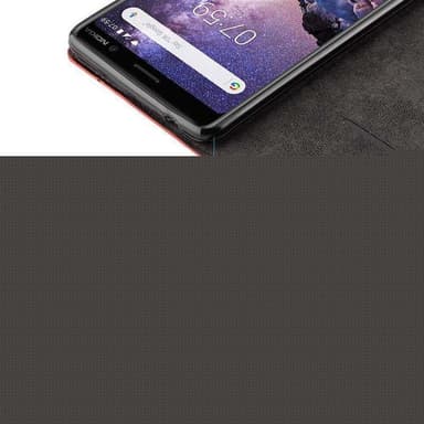 Nokia 7 PLUS lommebokdeksel case (rød)