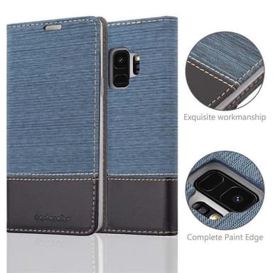 Samsung Galaxy S9 lommebokdeksel etui (blå)