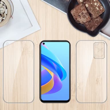 Oppo A36 / A76 Deksel 360 Case Cover (gjennomsiktig)