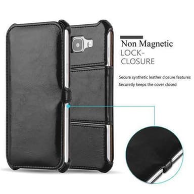 Samsung Galaxy A3 2015 lommebokdeksel case (svart)
