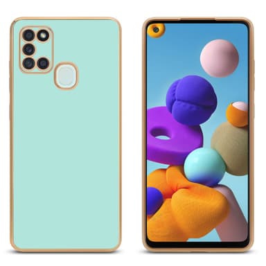 Samsung Galaxy A21s silikondeksel case (grønn)
